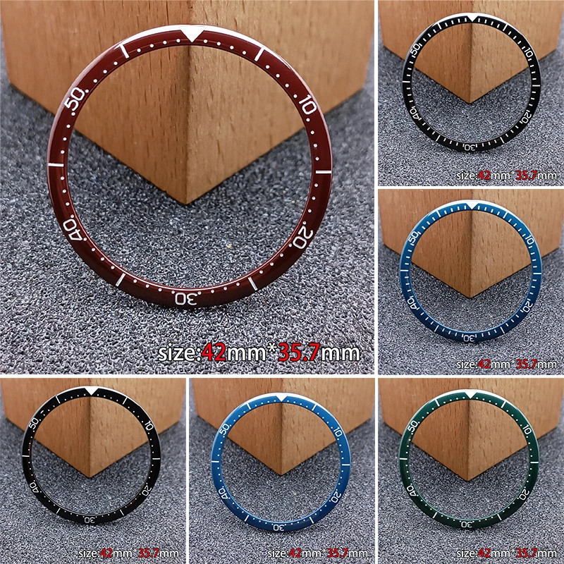 

Высококачественная гладкая Керамическая рамка 42,9 мм * 35,7 мм, вставка, аксессуары для часов, детали, Керамическая рамка