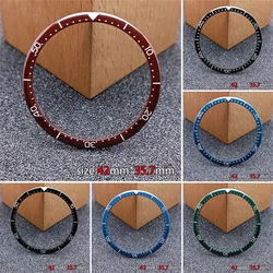 42.9mm*35.7mm High QualityTiltedsmooth Ceramic Bezel Insert Case Watch Accessories Parts Ceramic Bezel
