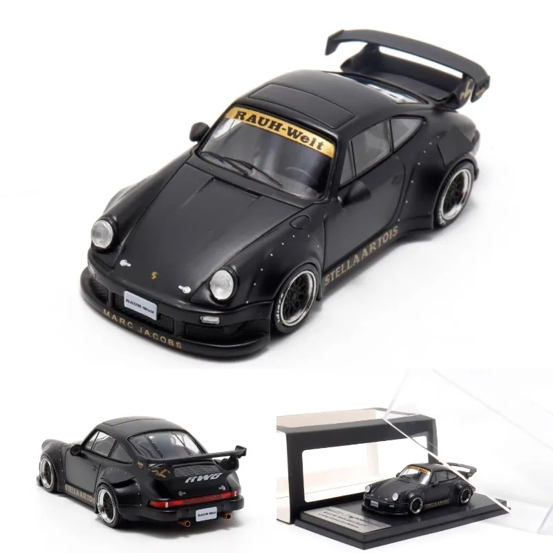 

In stock: 1:64 RWB 930 GT wing die-cast alloy miniature simulation car model, boys' toy, adult decorative item.