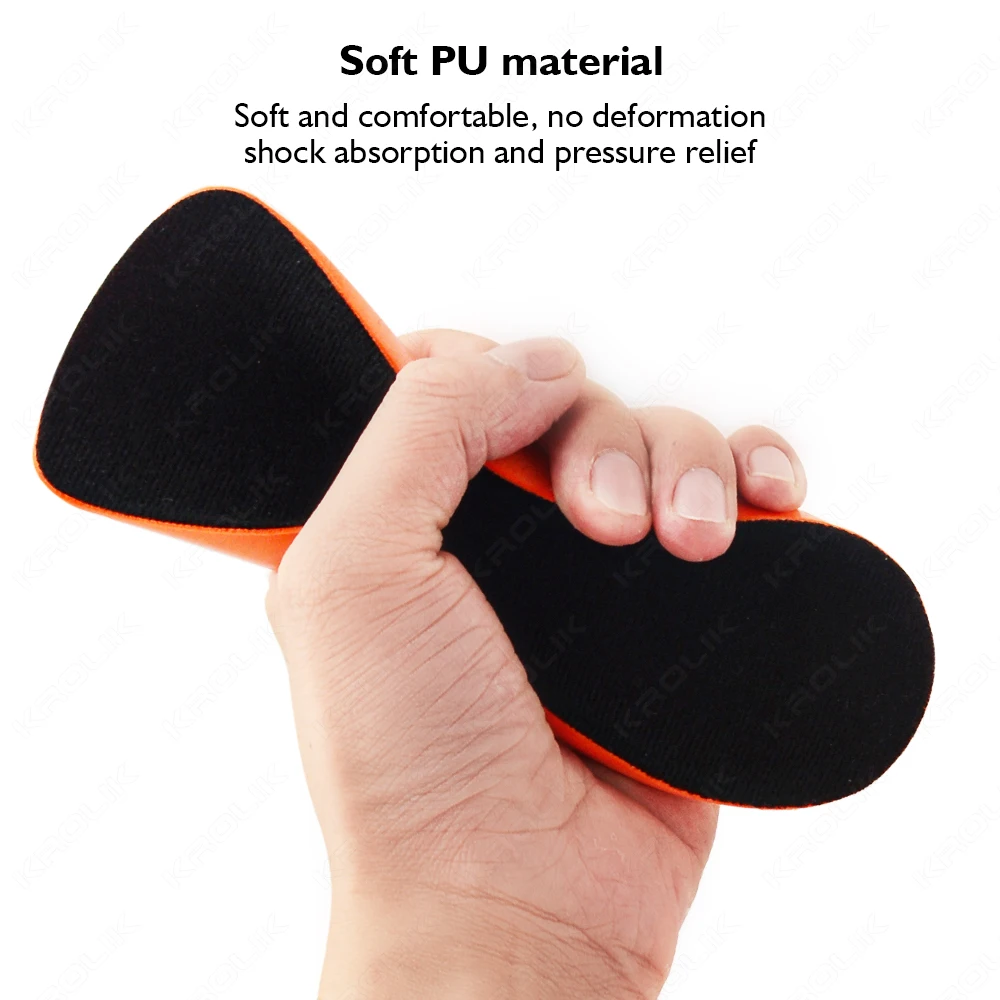 Shoe Pads for Plantar Fasciitis Man Pain Relief Orthopedic Insoles Sports Shock Absorption Heel Foot Inserts Orthopedic Insoles