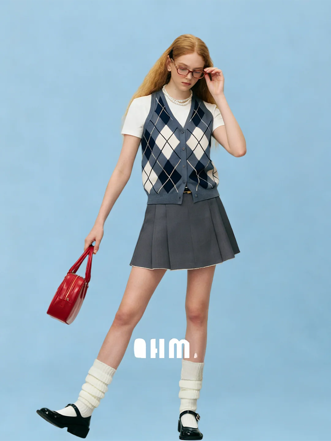 

Женский вязаный жилет AHMI Color Blo, приталенный, с V-образным вырезом, весна-лето, новый, базовый слой, верхняя одежда, 100% шерсть