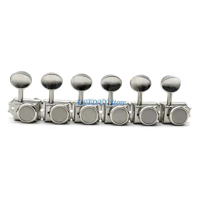 G6DE Metal Guitar String Tuning Peg Replacement Guitar Machine Head Knobs Tuning Acoustics Guitar Locking Tuner Enduring