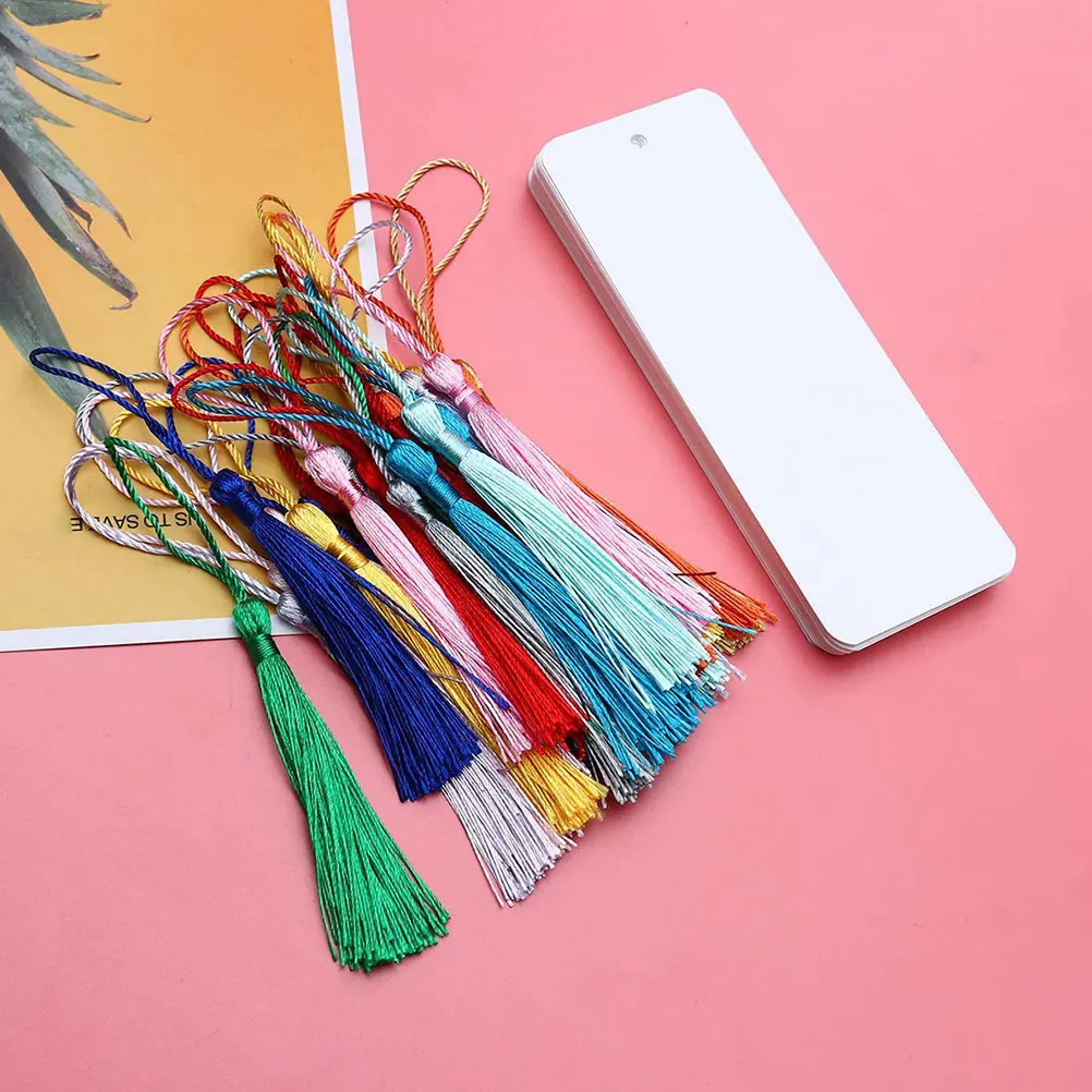 

48 Pcs Paper Card Gift Tags Blank Bookmarks Japanese Style Writable Diy Hanging Tags For Students Eco Friendly No Odor