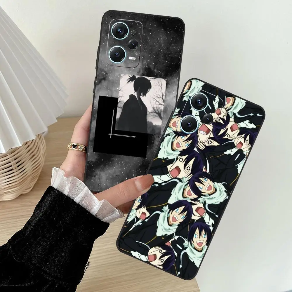 

Noragami Phone Case For Redmi Note 13 Pro Plus 12 11 A3X A1 A2 13C 12C Black Cover