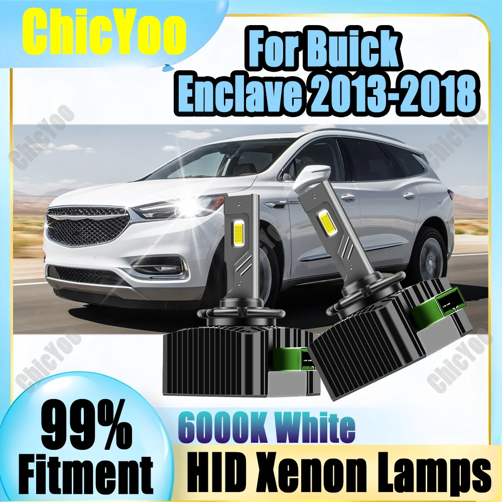 

2PCS 30000LM LED Car Headlights Xenon Headlamps 6000K Super White HID Xenon Lights 120W High Power For Buick Enclave 2013-2018