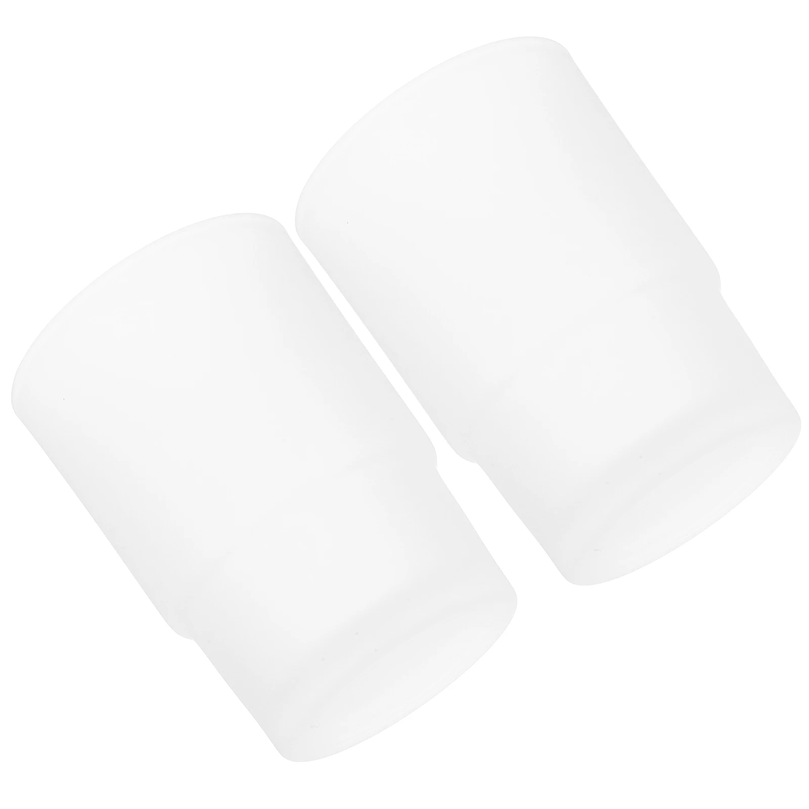 

2pcs Glass Cups Toothbrush Holder Frosted Transparent Bathroom Accessories Glass Washing Cups Toothpaste Storage