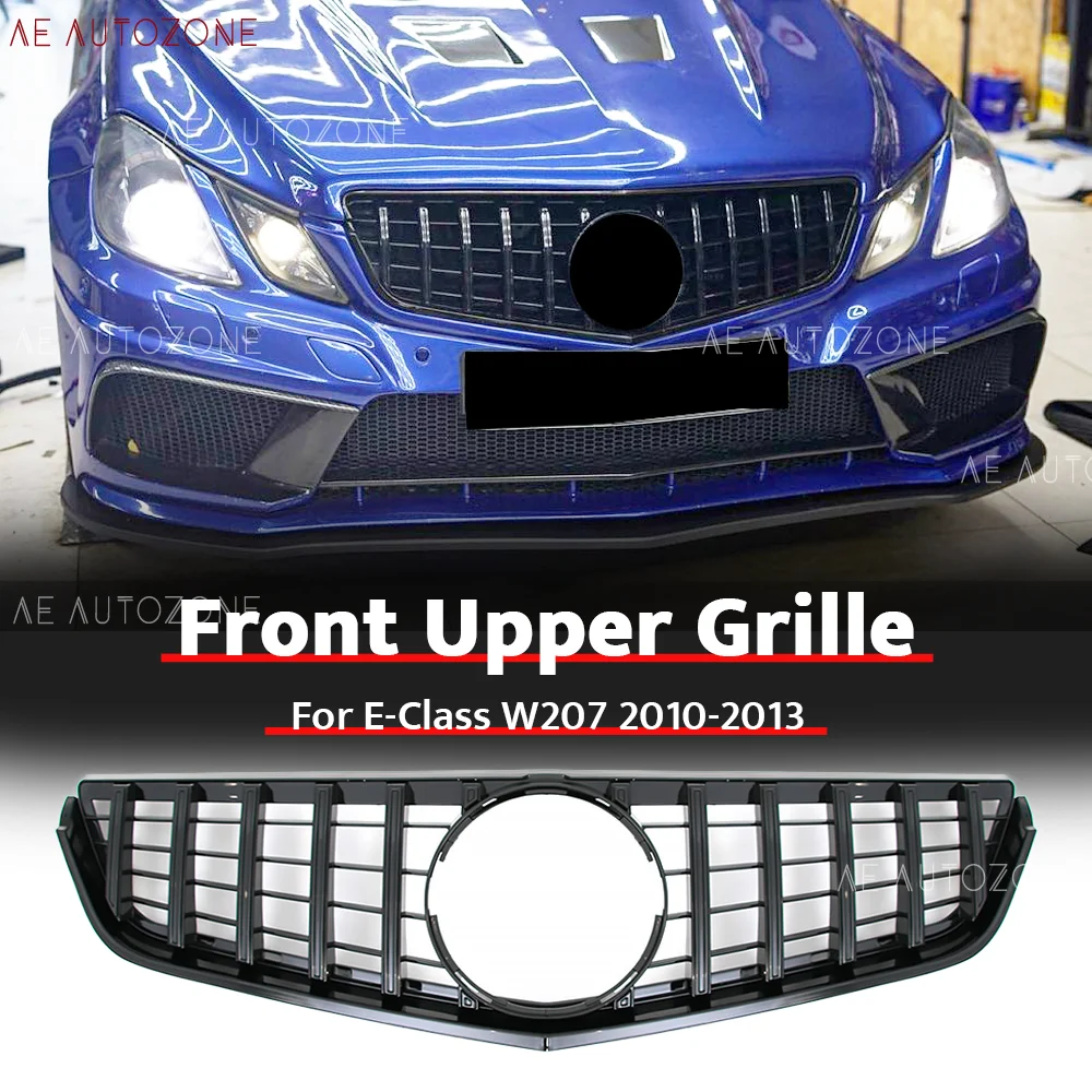 

Glossy Black Front Bumper Grille For E-Class C207 W207 A207 Coupe Cabrio Pre Facelift 2010-2013 E250 E300 E350
