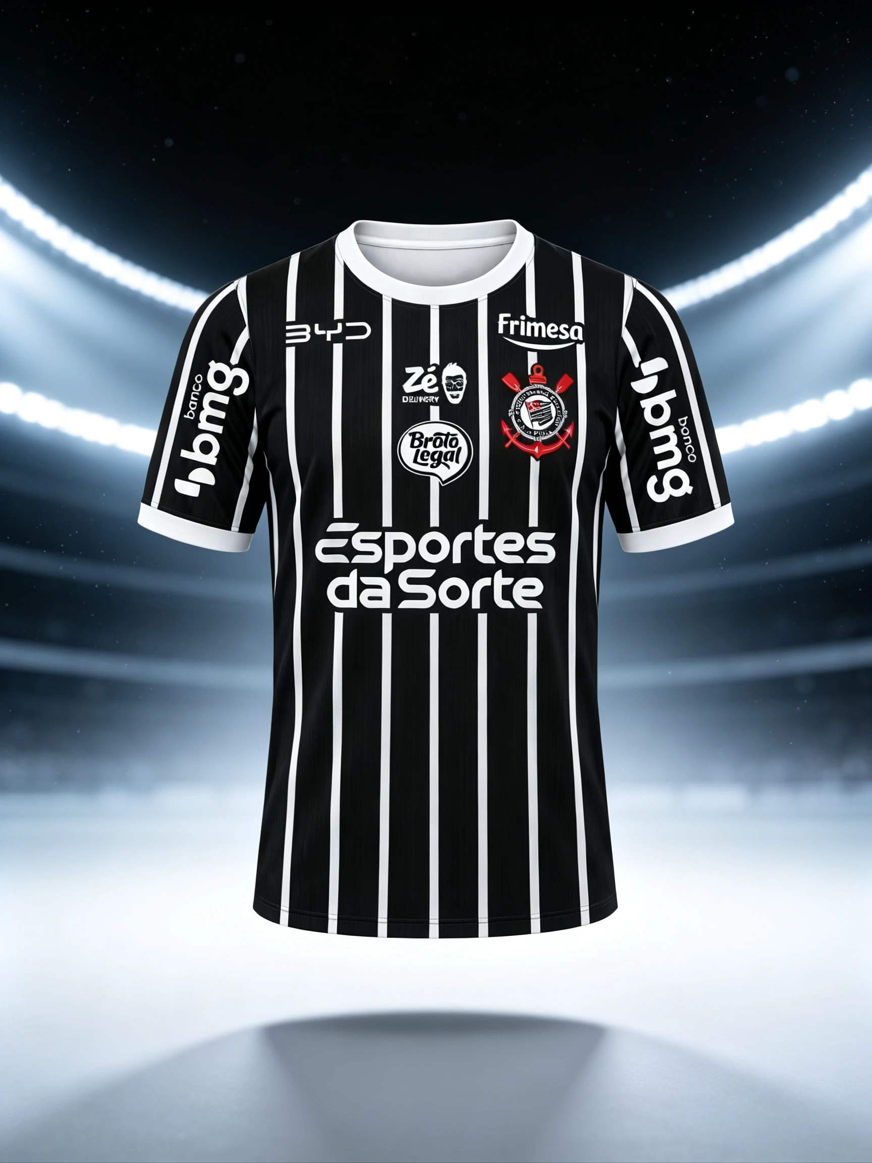 2026 Corinthians 3D Printed Football Jersey Men's Summer Quick Drying Breathe Short Sleeved T-shirt Family Matching Clothing