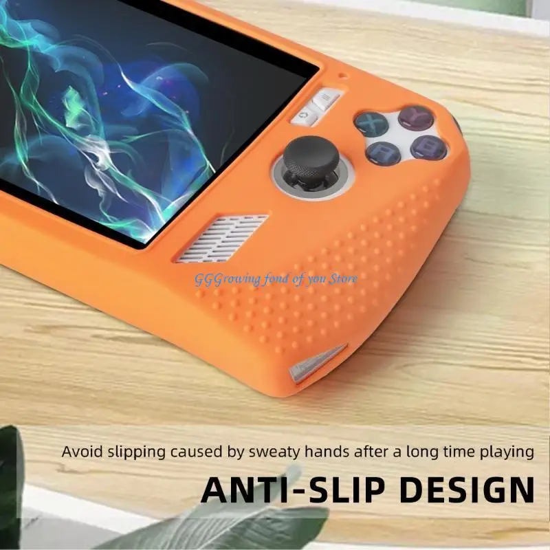 

H9EB Full Protective Case Sleeve For RogAlly Silicone Shell Game Console Case Housing