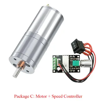 JGA25-370 DC 12V 24V 12RPM-1360RPM Redukční převodový motor s velkým točivým momentem a vysokým výkonem, šnekový převodový motor s obráceným chodem, převodový motor 370 10 nejlepší prodej malý motor s vysokým točivým momentem - №2