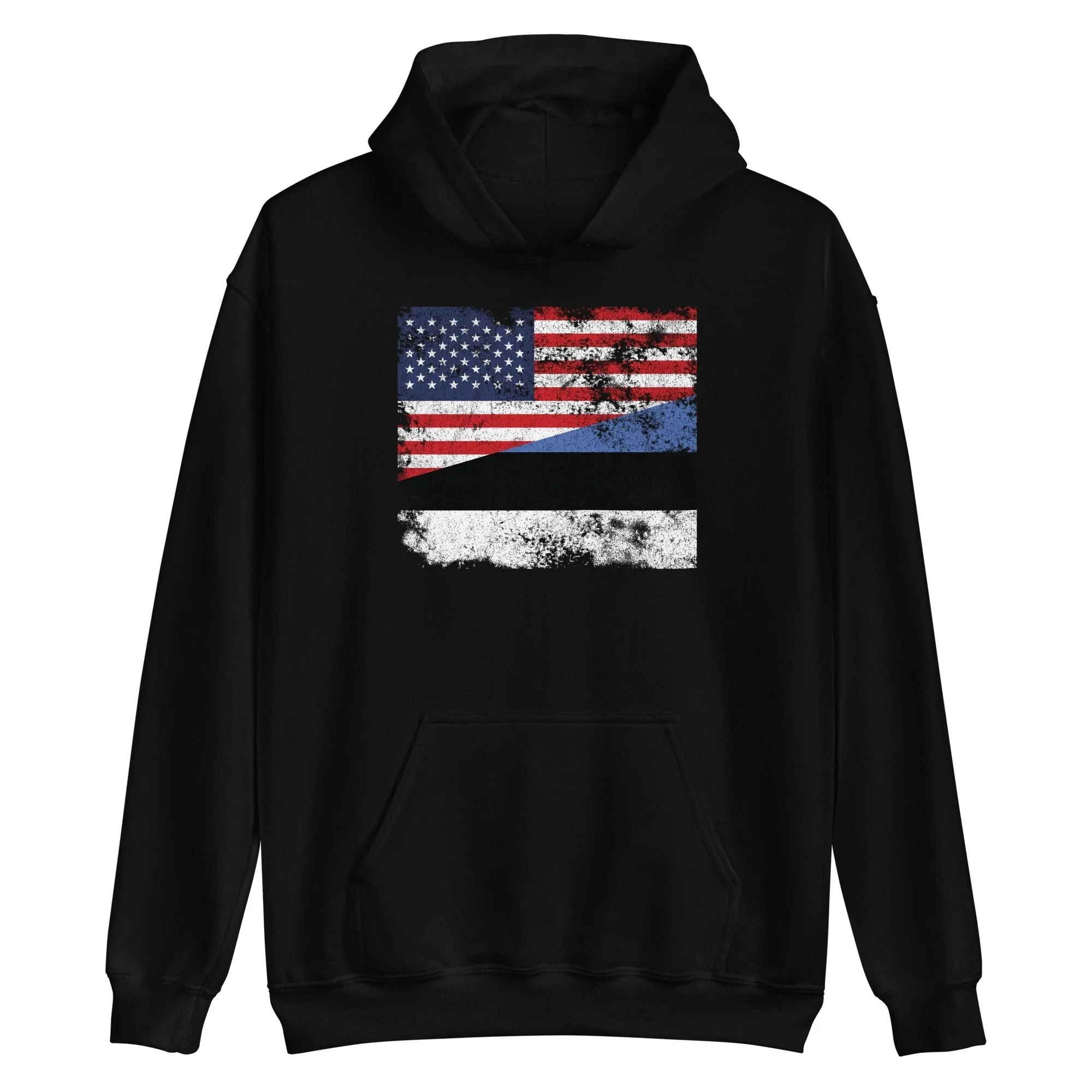 

Estonia USA Flag Hoodie Men's and Women's Long Sleeve Sweatshirt Pullover Retro Hip Hop Streetwear Sportswear Tops Men Clothing
