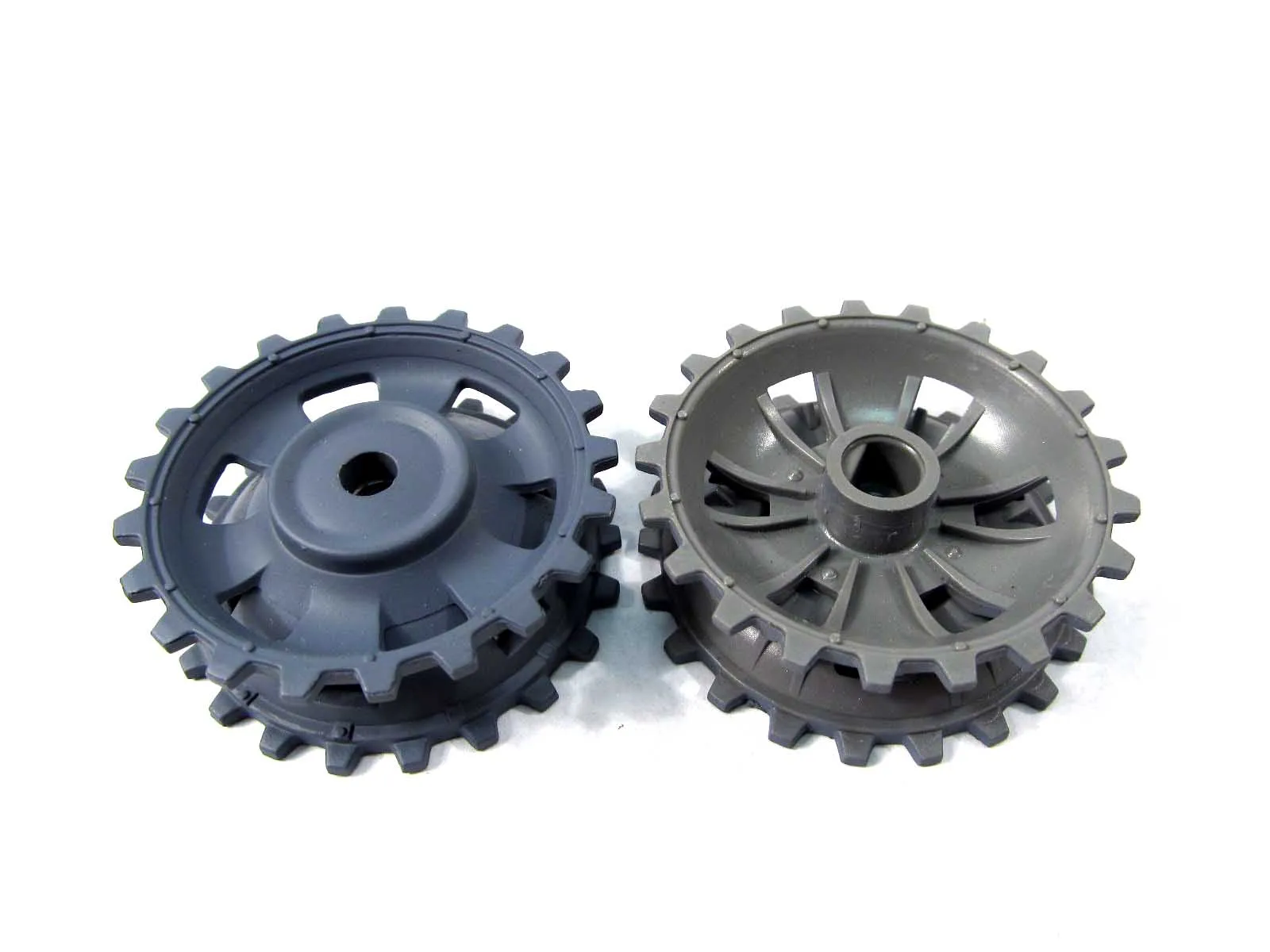 Heng Long Plastic Grey/Yellow Sprockets/Driving Wheels Idler Wheels for 1:16 Henglong 3848/49/68 Panzer III H Stug III tank