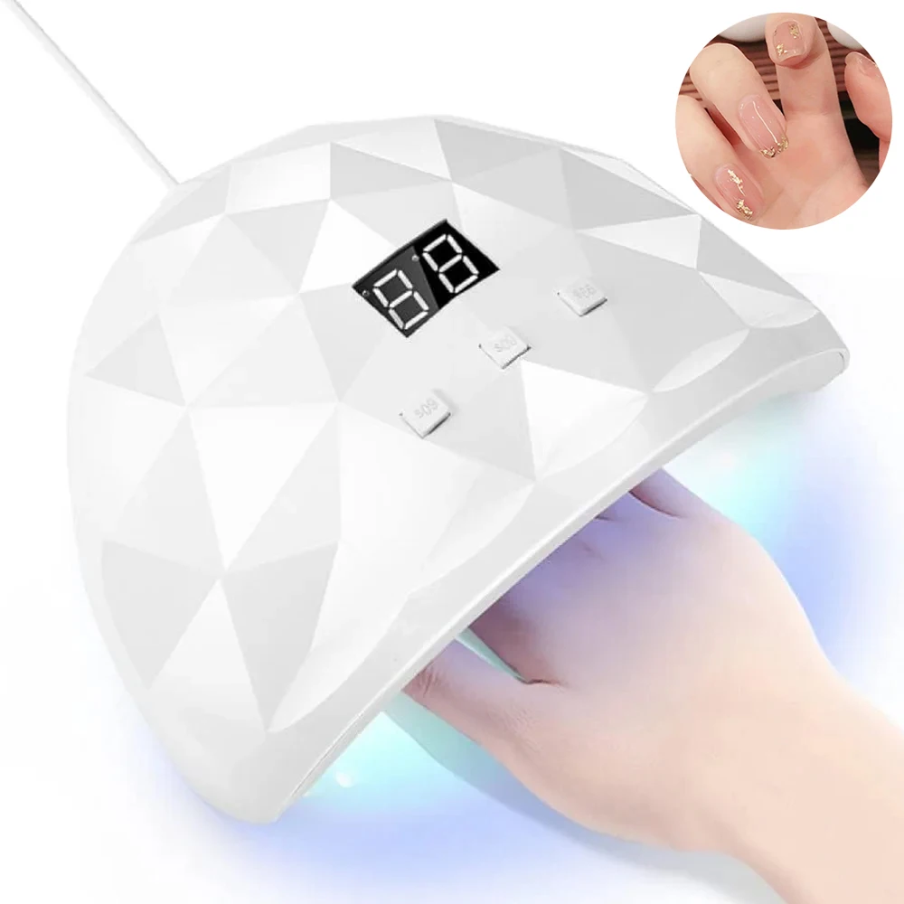 88W Nail Lamp 18LED UV Light for Nails Curing Lamp 3 Timer Setting Nail Dryer Gel Polish Light with Automatic Sensor