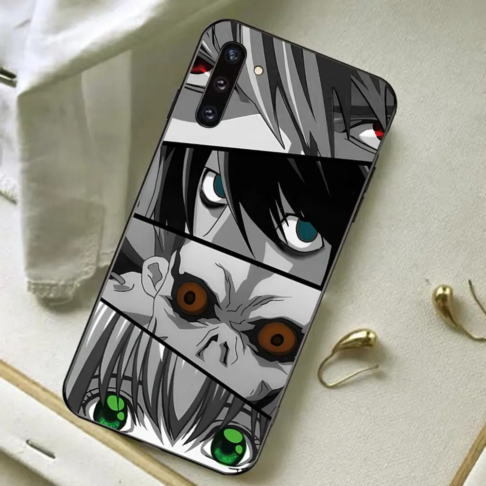 Thrilling Anime Death Note Phone Case For Samsung Note 8 9 10 20 pro plus lite M 10 11 20 30 21 31 51 A 21 22 42 02 03