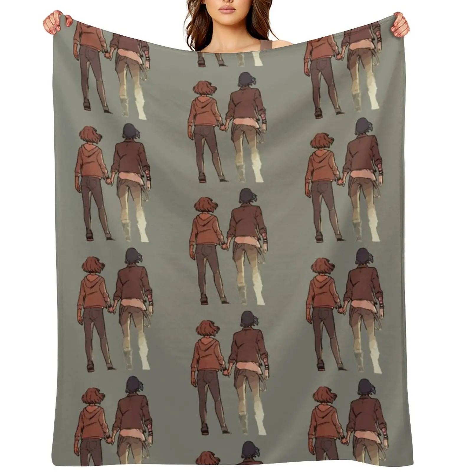 

Life is Strange True Colors Chenss Throw Blanket Plaid Moving Picnic Large Blankets