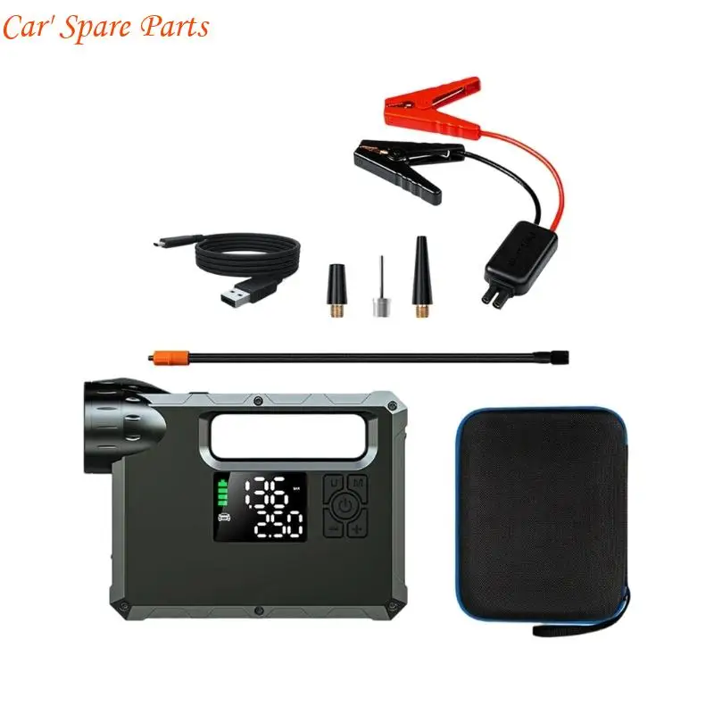 Y4UA Dense 12V Automotive Power Unit Featuring Inflation Tool And Device Charging