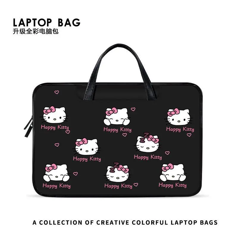 

Cartoon Hello Kitty Cute Laptop Bag 12 13.3 14 15 15.6 Inch Waterproof Laptop Bag for Macbook Air Pro 16 Xiaomi Huawei Handbag