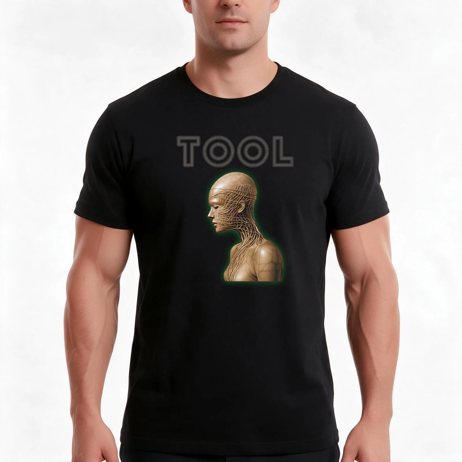 TOOL T-Shirt, Summer Casual Cotton Tee, Oversized Streetwear Tops, Vintage Graphic Print, Loose Fit Short Sleeve, 100% Cotton