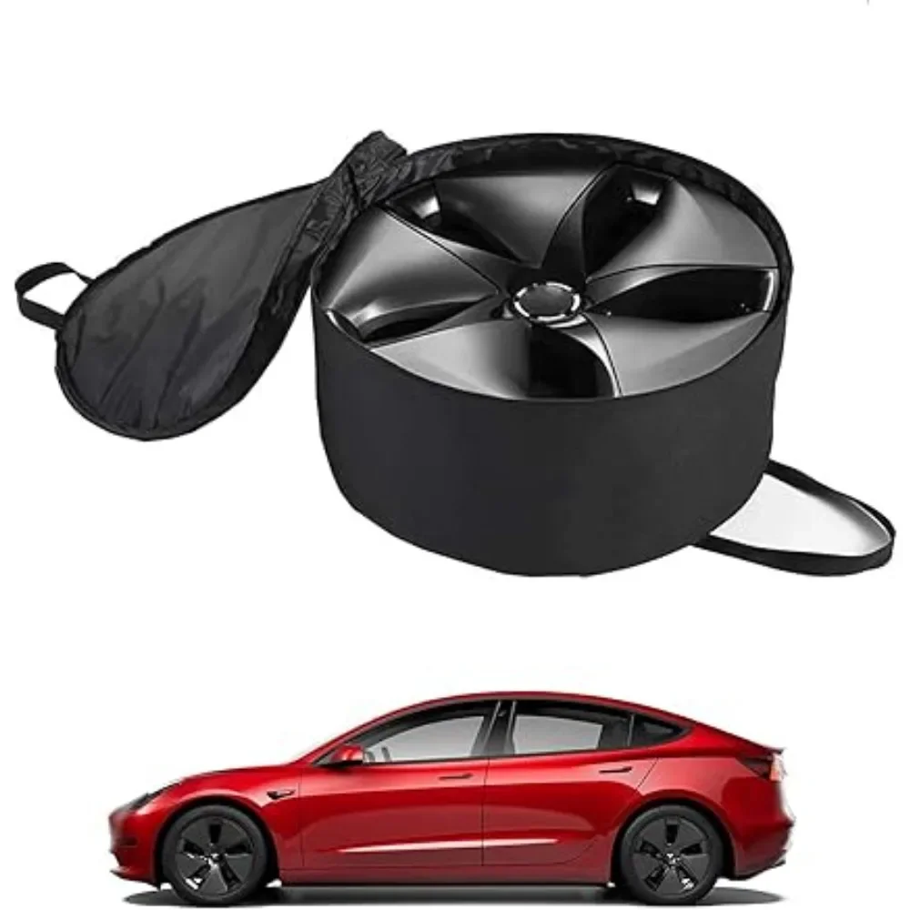 Car 18”19” Waterproof Aero Wheel Cover Carry Storage Bag Protector for Tesla Model 3/Y 2017-2023 Interior Accessories Supplies