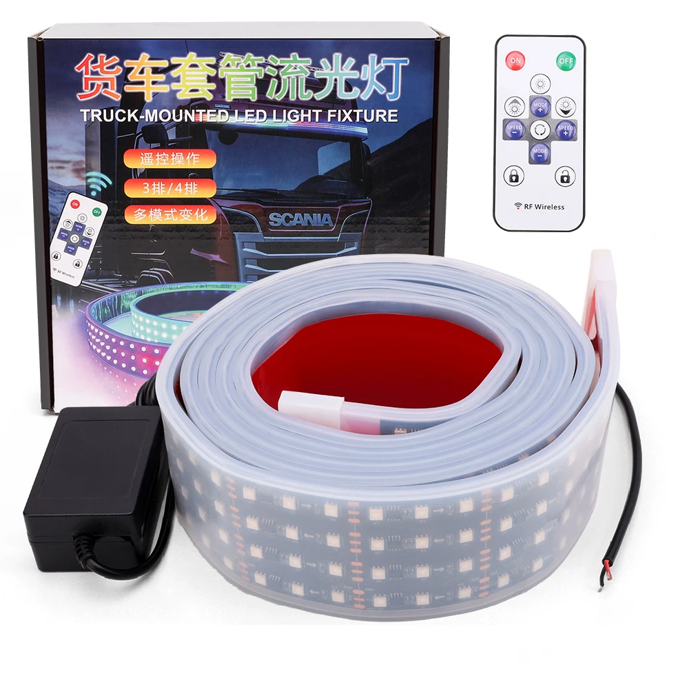 symphony-rgb-64-color-truck-flowing-streamer-light-strip-led-waterproof-visor-dynamic-decorative-light-with-remote-control-24v