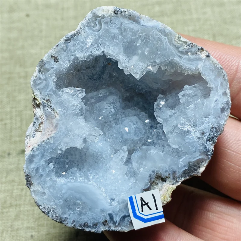 Natural Mexican Agate Geode Mineral Specimen Crystal Healing Home Decorations Holiday Gifts