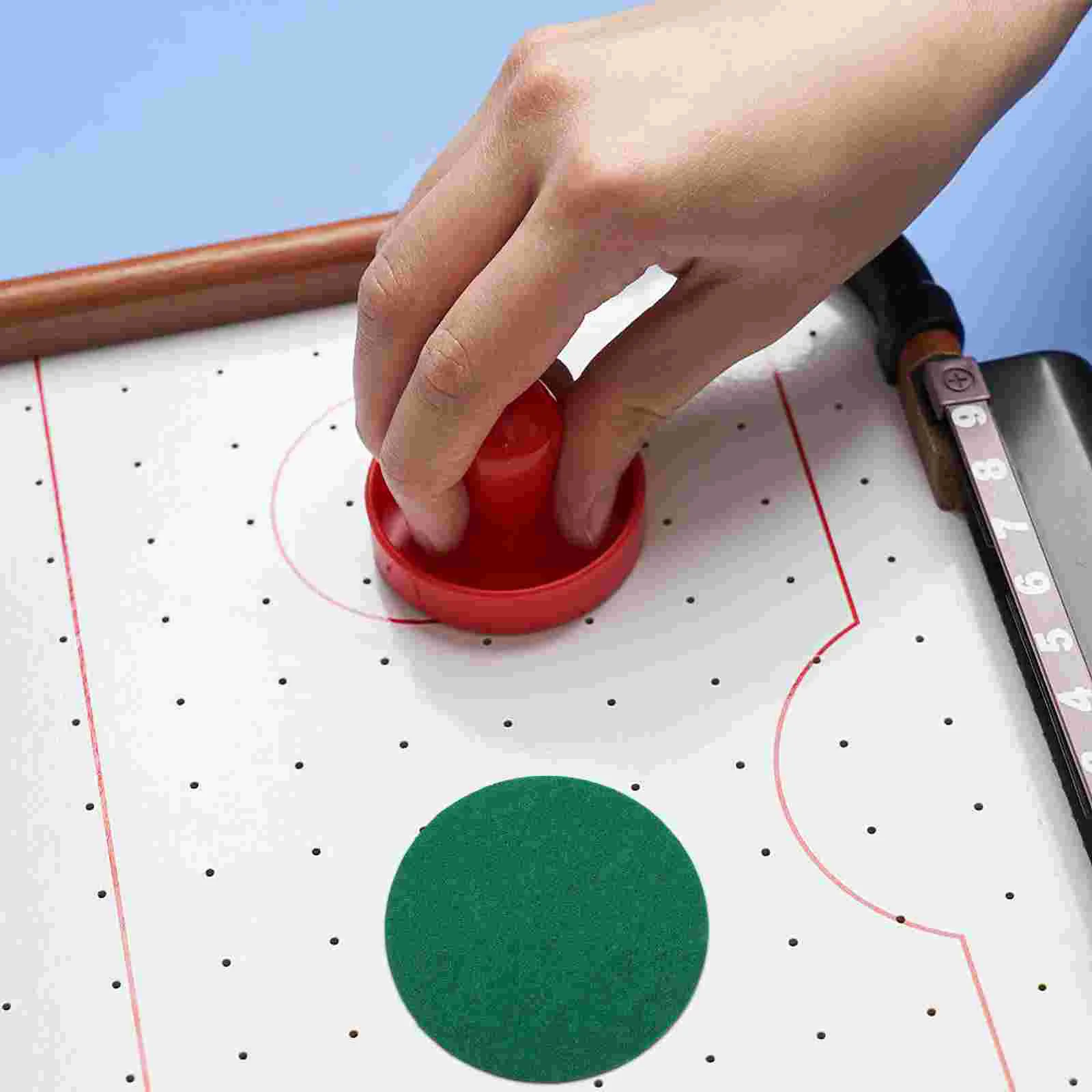 10 pezzi di feltrini di ricambio per successi adesivi patch per pipistrelli mini cuscinetti per spingitore per hockey ad aria accessori per sala giochi per bambini parti di hockey