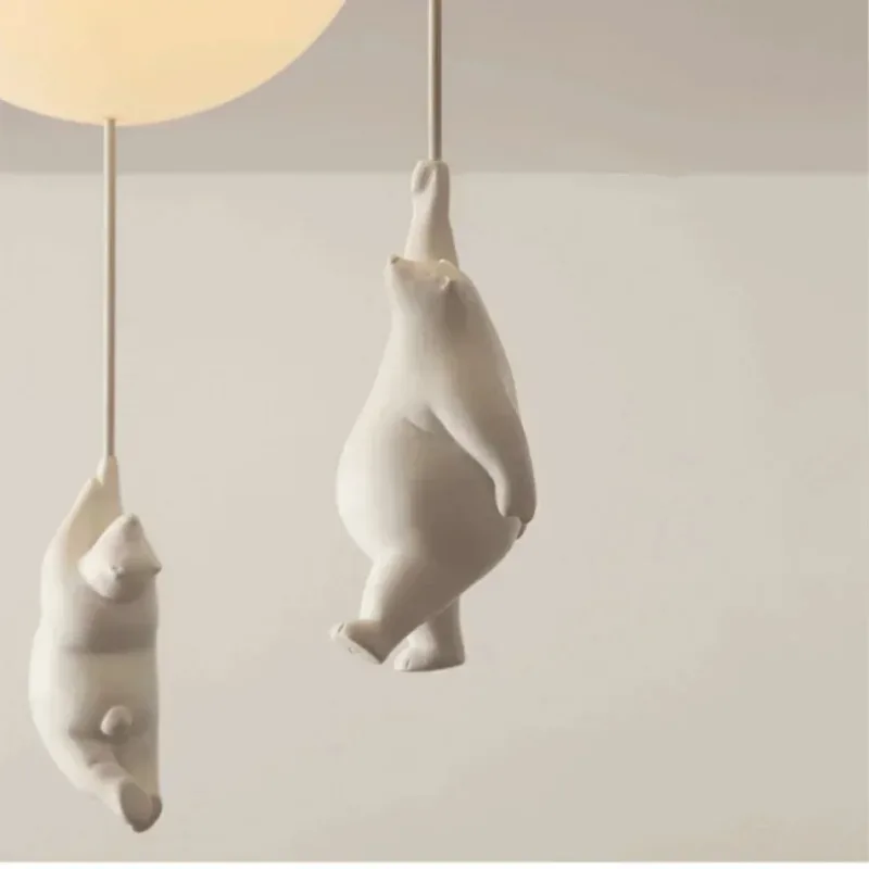 

Novelty Pendant Light for Bedroom Children Kids Cartoon Hanging Lamp Balloon Bear Ceiling Chandeliers Modern Led Creative School
