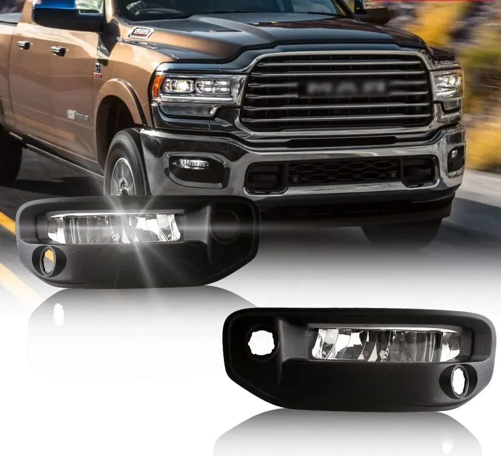 

Replacement Parts Upgrade Kit Front Bumper Led Fog Light Lamp For Dodge Ram 1500 2500 2019 2020 20212022