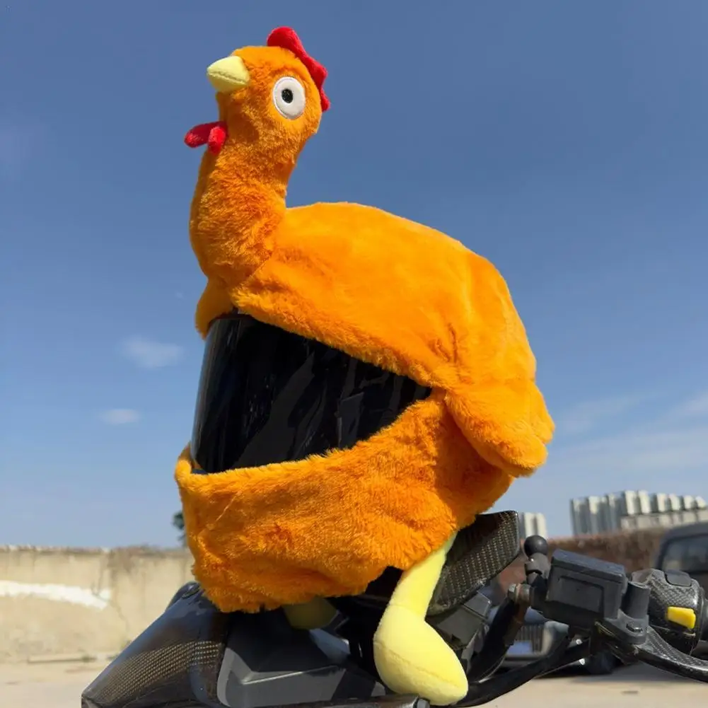 

Motorcycle Helmet Hat Full Helmets Plush Turkey Cover Motorbike Thanksgiving Funny Heeds Crazy Case Crash Outdoor Personalized