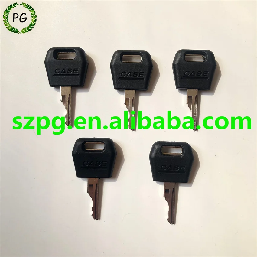 5PCS Ignition Keys Fits Case IH Tractor Dozer Backhoe D250 For Case/International Harvester Excavator