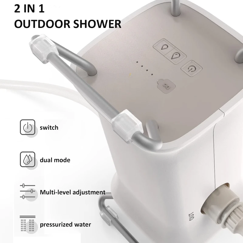 Ridge RV Car Camping Hot Water Instant Electric Tankless Water for Shower Bathroom Portable adjustable shower