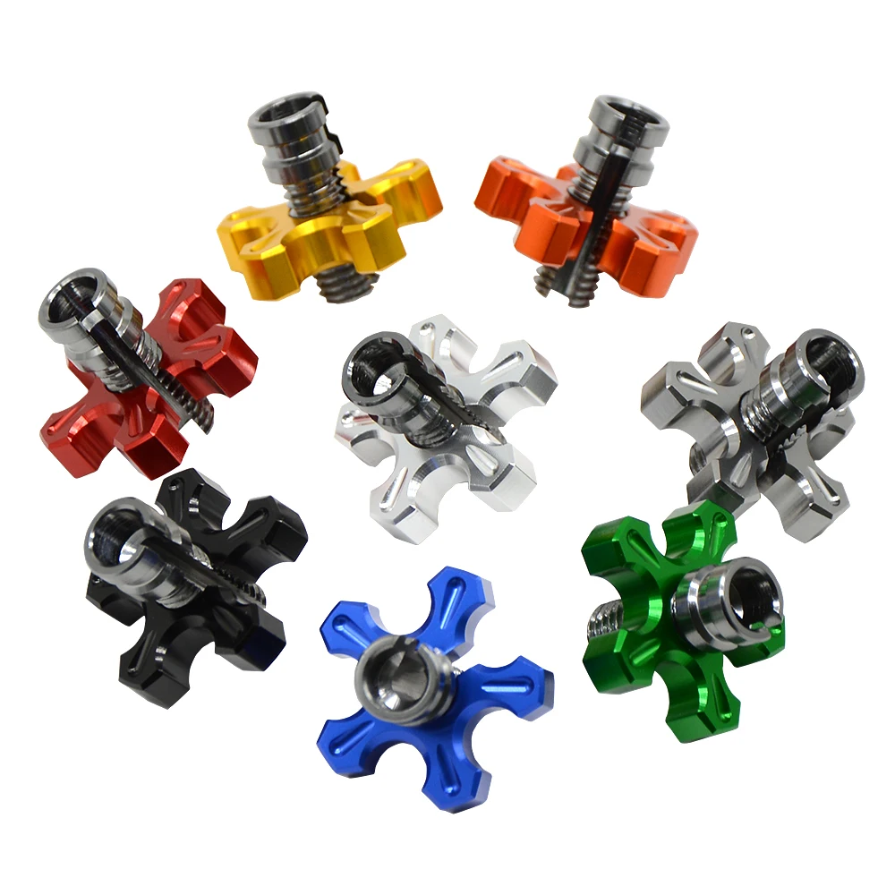 M10 M8 * 1.5 Universal Aluminum Motorcycle Brake Clutch Cable Wire Adjuster Fixed Screws For ER6-N GPX600 Merchandise Handlebars