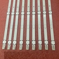 9pcs/set LED Backlight strip For Grundig 55VLE987BL 55VLX6740BP 55VLX7000  55GUB8767 55VLX7710 55GUB8767 55GUW8867 55VLX7810BP