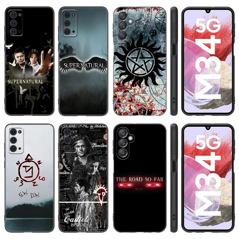 Supernatural Tv Show Case For Samsung M30 M31 S Note 10 Lite 20 Ultra M04 M13 M32 4G M34 M42 M52 M53 M54 5G M11 M12 M21 M22 M51