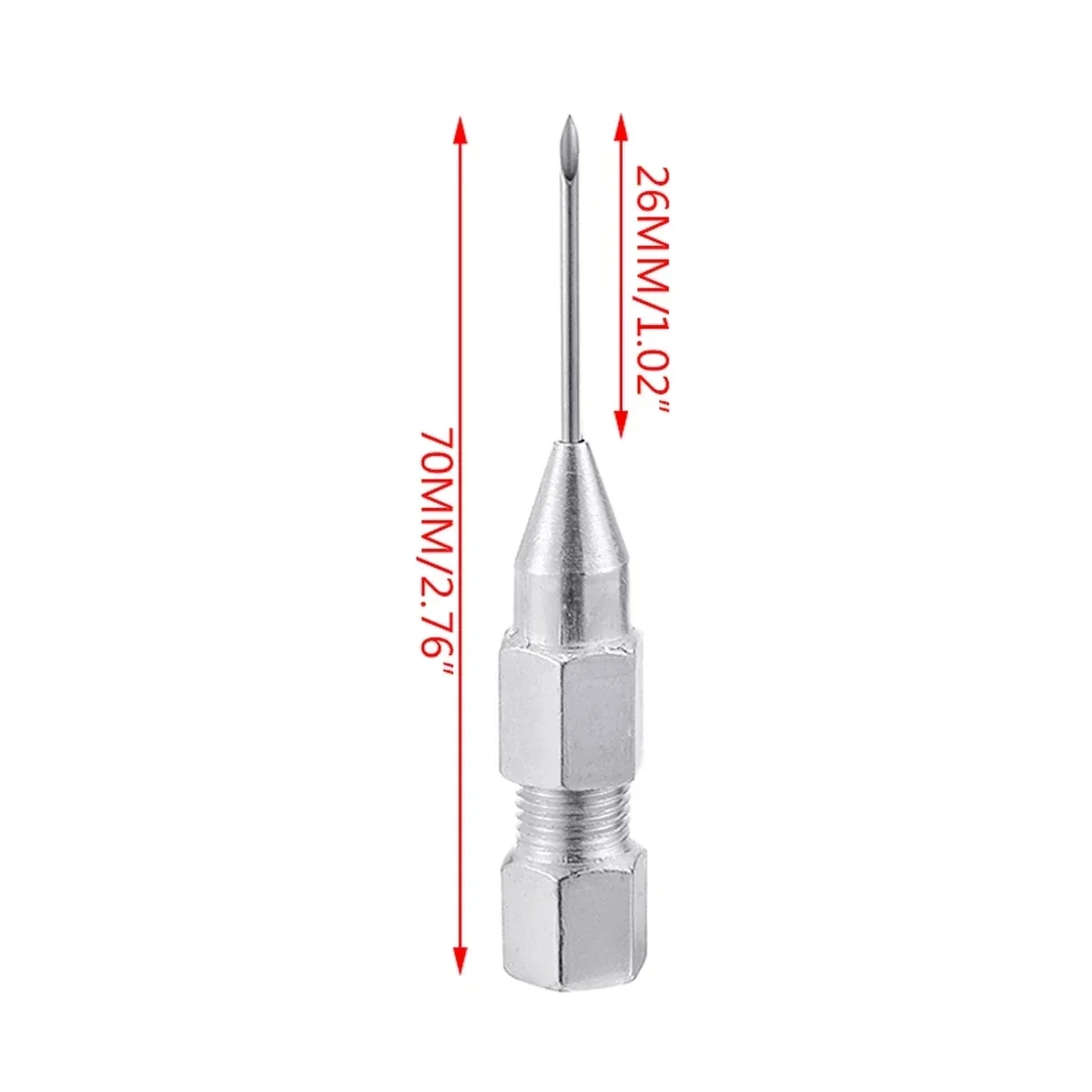 1Pc Needle Nose Grease Tool Dispenser Nozzle Adaptor Accessories For Grease Gun Accessories For Shafts