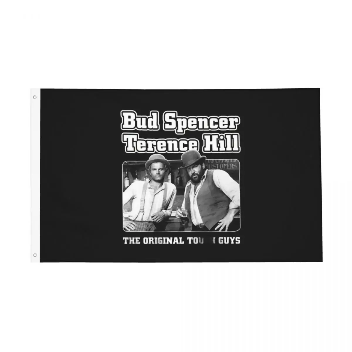 Terence Hill Italian Vintage Film Flags Fade Proof Outdoor Banner Bud Spencer 2 Grommets Home Room Dorm Wall Decor