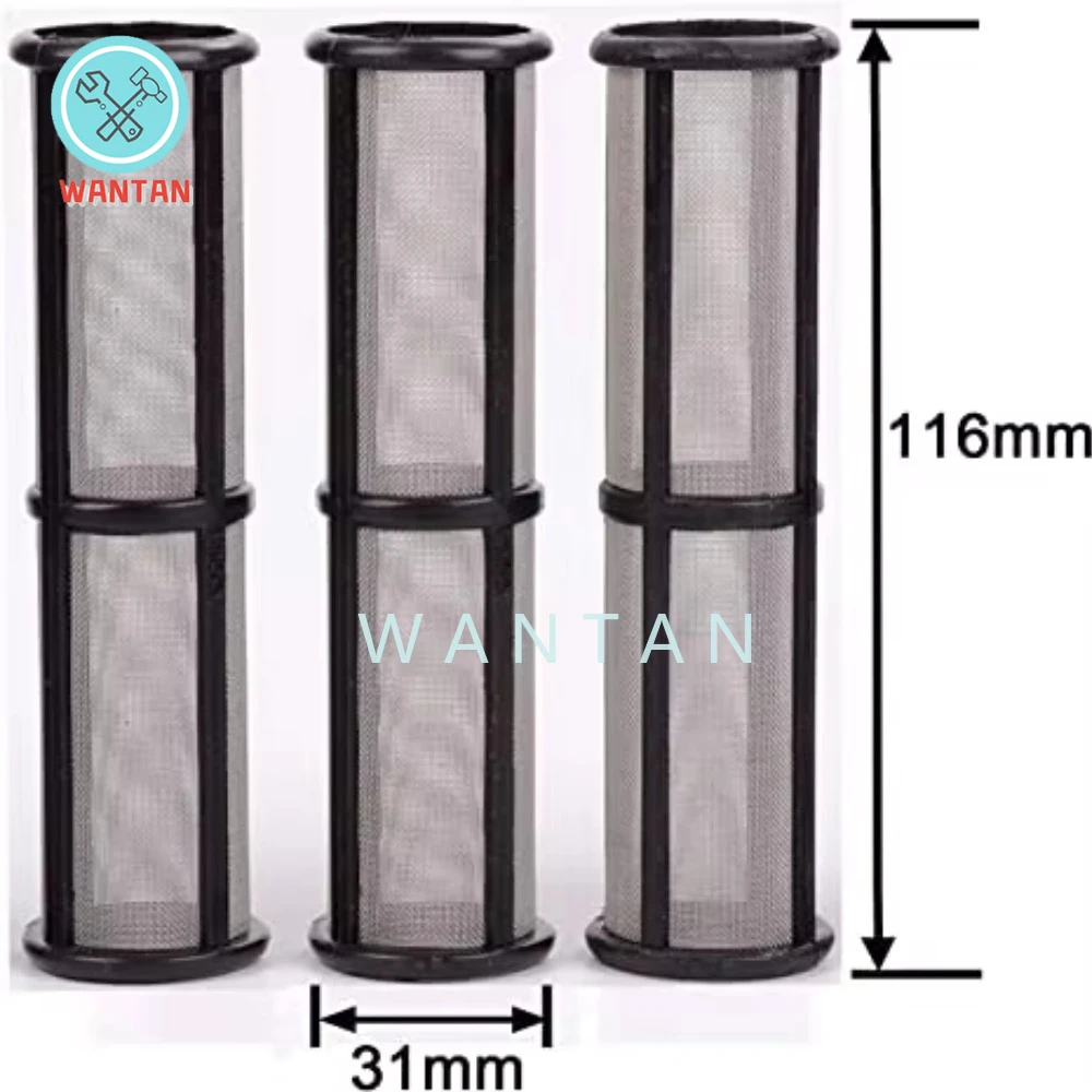 5PCS Airless Paint Sprayer Pump Filter Factory Selling 30-150 Mesh Pump Manifold Filter 243080  for 395