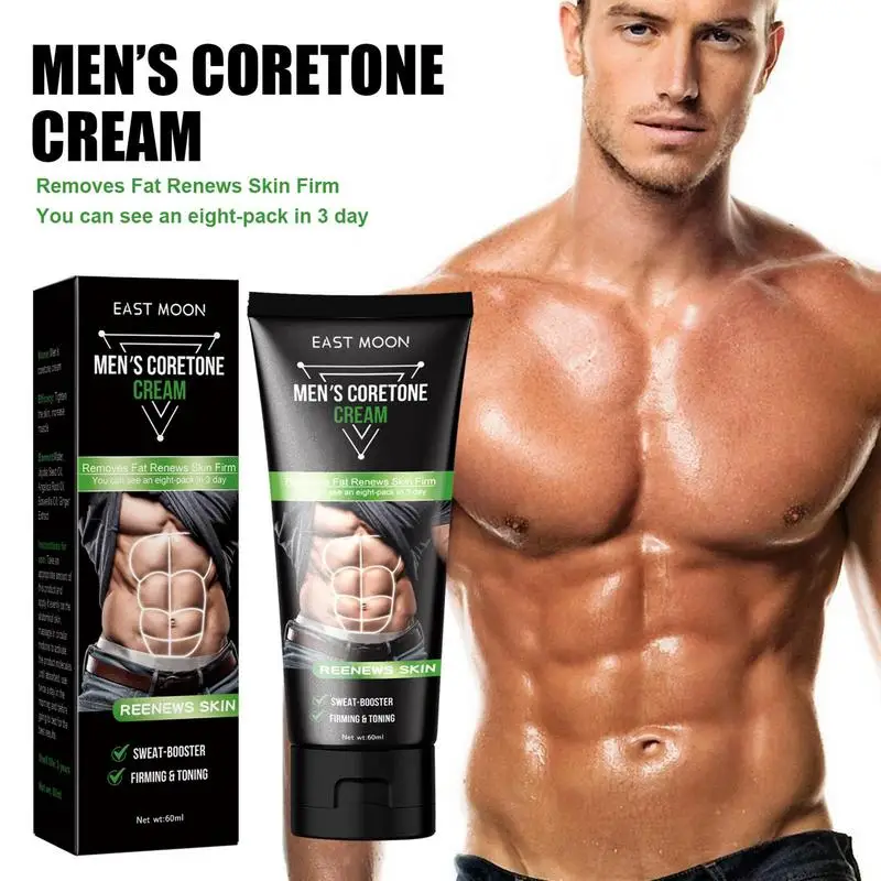 Sweat Cream ABS Sculpting Cream For Men Abs Cream Helps Tighten Lubricate Muscles Break Down Fat With Natural Extracts Increase image 4