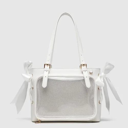 Imagen 2 del producto 2025 Nuevo bolso para el dolor de gran capacidad, versátil, moderno, simple, estilo universitario, sentido del diseño único, mochila de un solo hombro