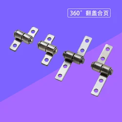 12pcs Small Metal Damping Hinge With Adjustable Torque 360 Degree Flip And Free Stop Positioning