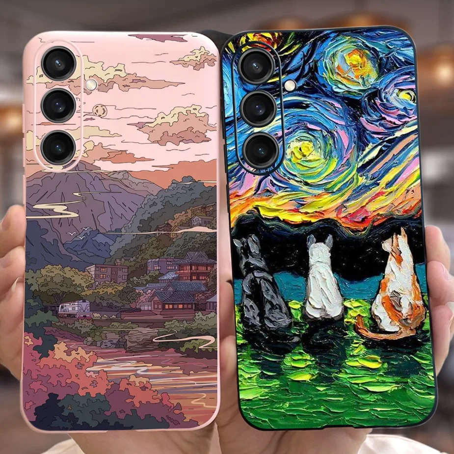 For Samsung Galaxy S23 FE Case S23 Plus New Fashion Candy Painted Soft Silicone Phone Case For Samsung S23 Ultra S 23 S23+ Shell