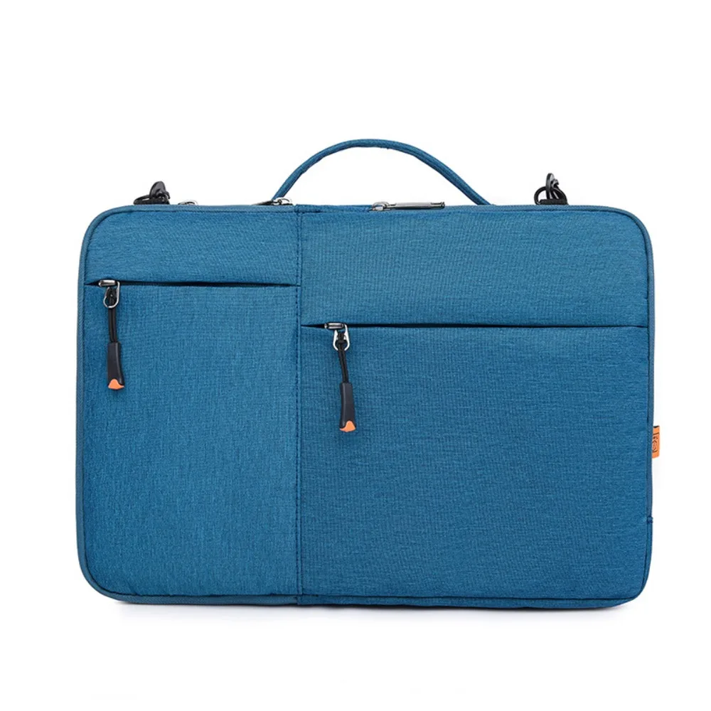 

13 14-дюймовая противоударная сумка для планшета с несколькими карманами, защитная сумка большой емкости, многослойная сумка для ноутбука с плюшевой подкладкой