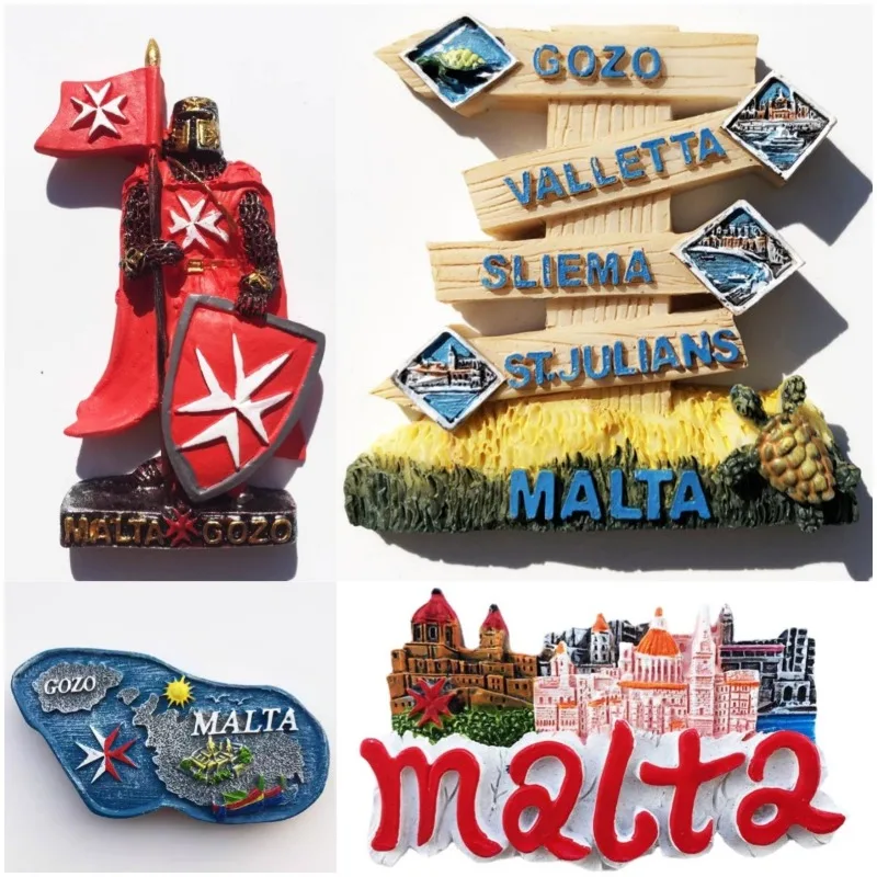 Malta Fridge Magnets Travelling Souvenirs Home Decoration Message Board Magnetic Stickers Refrigerator Stickers Wedding Gifts