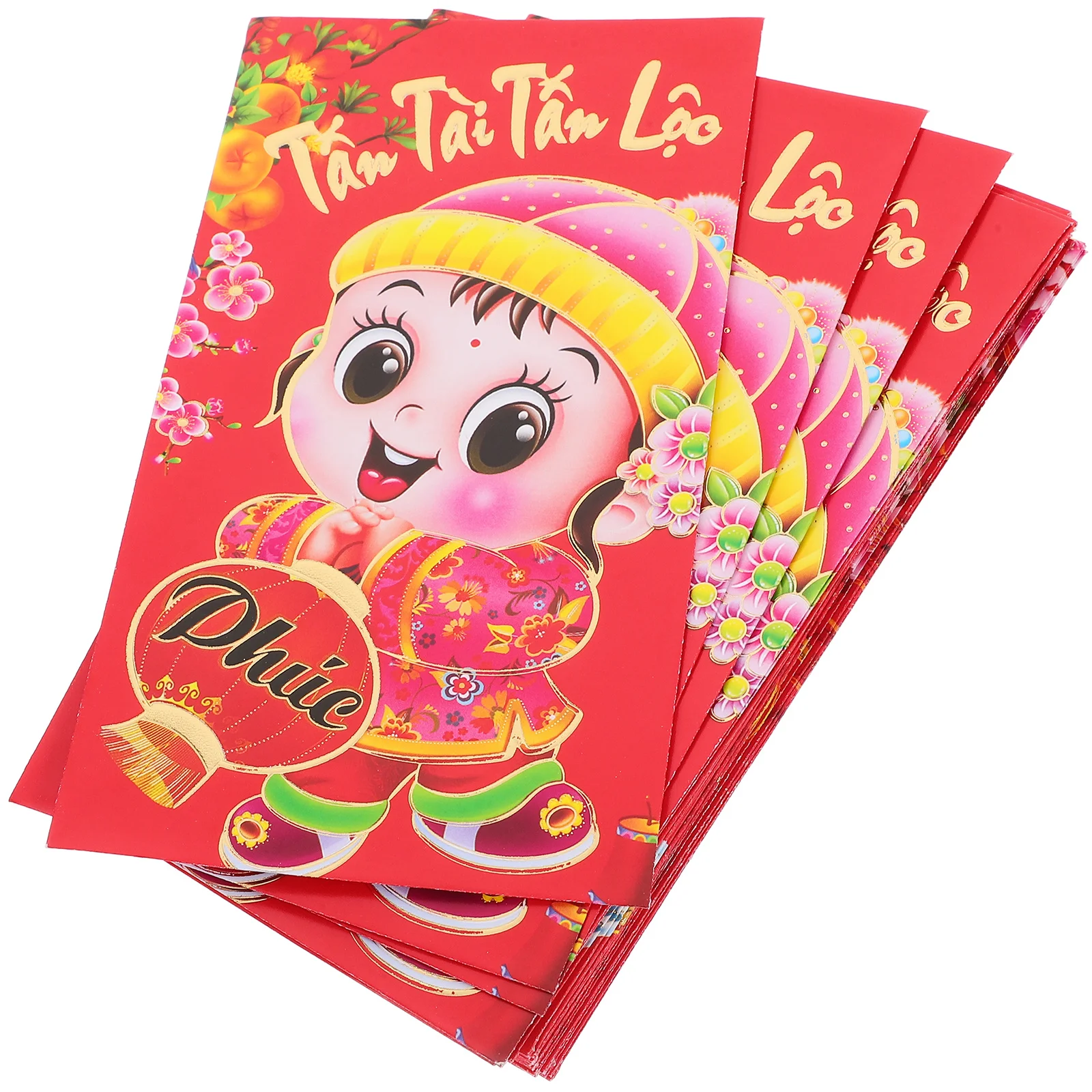 36pcs New Year Packets 2025 Snake Year Spring Festival Red Envelopes Chinese Style Money Pouches Festival Gift Bags Paper Red