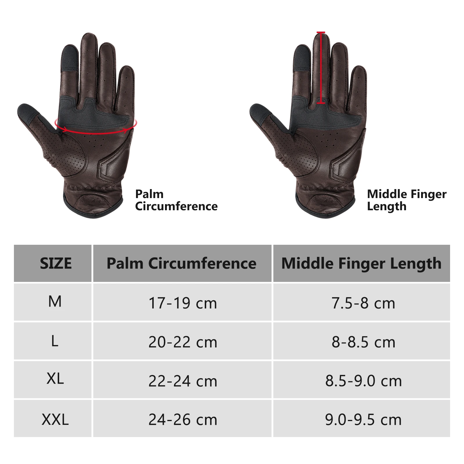 ARCFOX Motorcycle Leather Gloves Vintage Men Summer Protective Touchscreen Motorbike Motorcross Cycling Guantes Moto Biker Glove