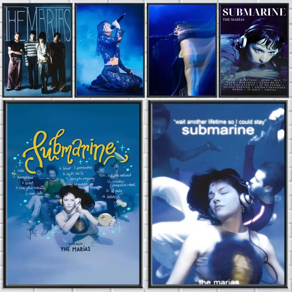 

THE M-MARIAS SUBMARINE Band Poster Holiday Gifts Designed For Home Restaurant Office Space Corridor Wall Art
