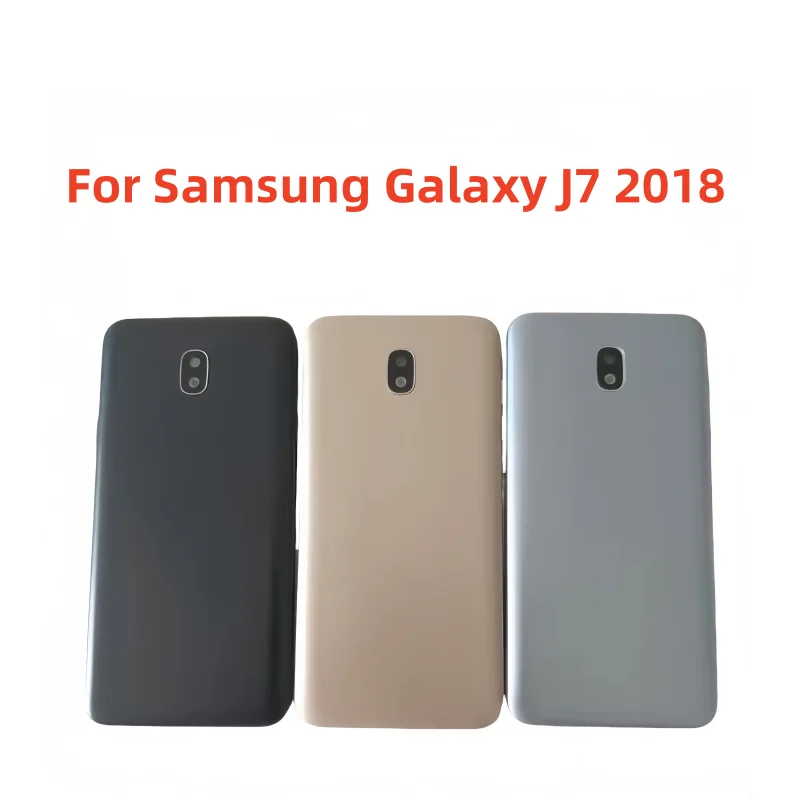 Замена заднего стекла для Samsung Galaxy J7 2018 SM-J737F SM-J737V SM-J737A SM-J737T1 SM-J737U Задняя крышка Задняя крышка