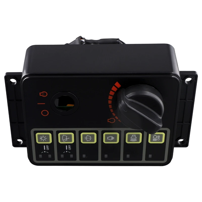 

Headlight Wiper Switch Throttle Touch Switch 21N8-20505 21N820505 For Hyundai Excavator R290LC-7A R320LC-7A R360LC-7A