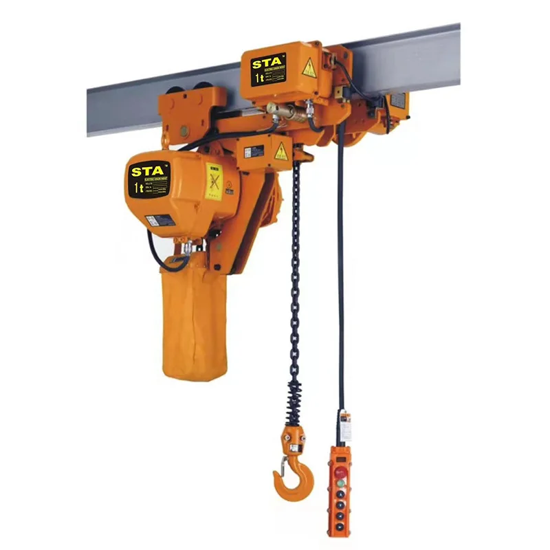 1/2/3/5/10/20TON remote control winch Lifting 220V 380V HHBB Electric Chain Hoist block crane hoist 3m 6m 9m with trolley price