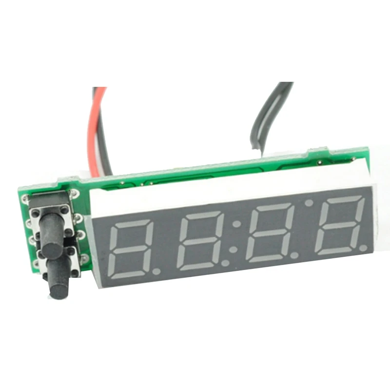 Car Clock Universal Automotive Digital Clock Date 3 In 1 LCD Display Electronic Temperature Noctilucent Trim